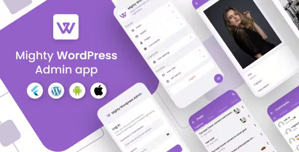 MightyAdmin - Flutter admin app for wordpress admin