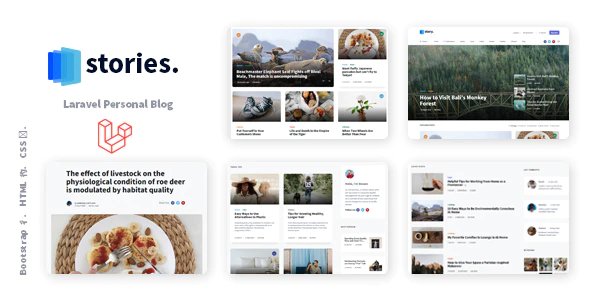 Stories - Laravel Creative Multilingual Blog