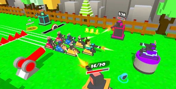 Unity Game Template - Tankie Snaker Attack