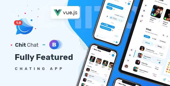 Chitchat - Perfect Chat and Discussion VUE NUXT JS Template