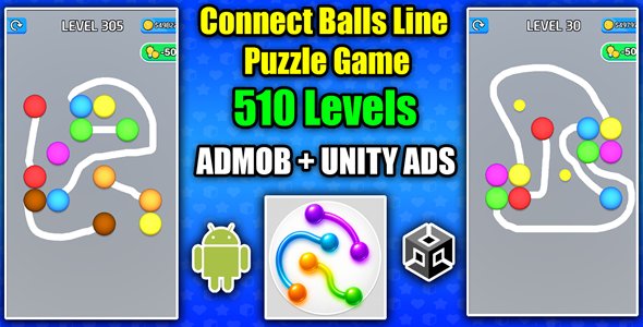 Connect Balls - Line Puzzle 3D Unity Game Template