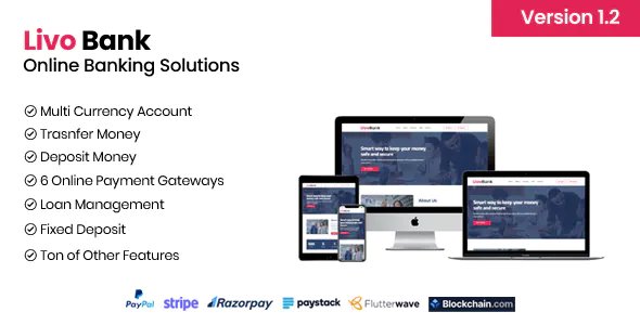 Livo Bank - Online Banking System