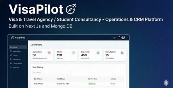 VisaPilot - Travel & Visa Agency Management
