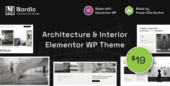 Nordic - Architecture & Interior Design WordPress Theme