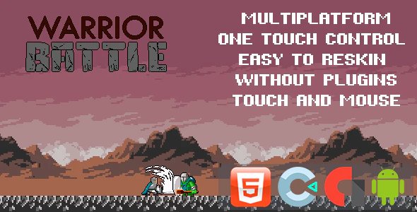 Warrior Battle - Template for Construct 3