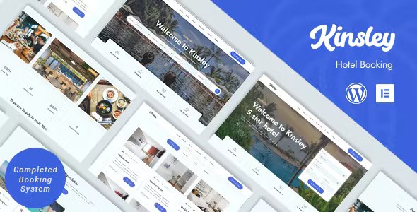 Kinsley - Hotel Booking Theme