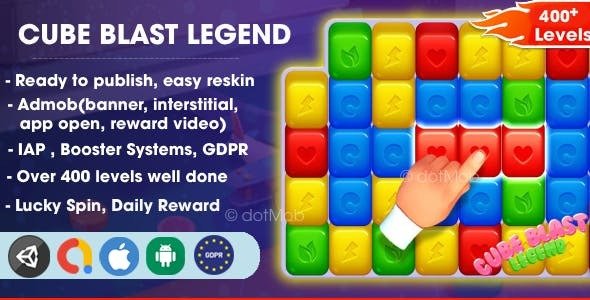 Cube Blast Legend - Unity Complete Project