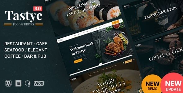 Tastyc - Cafe Restaurant Theme