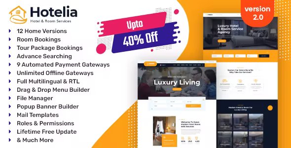 Hotelia - Hotel Booking Management Website