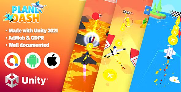 Plane Dash - Unity Hyper Casual Game