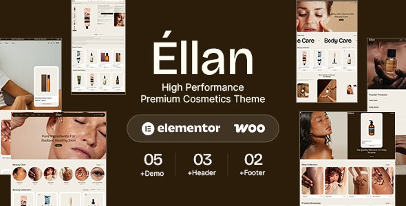 Ellan - Beauty & Skincare WordPress WooCommerce Theme