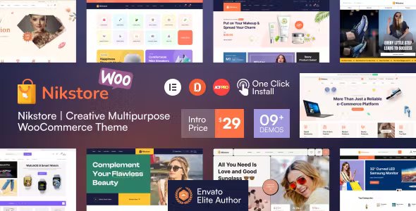 Nikstore Creative Multipurpose WooCommerce Theme