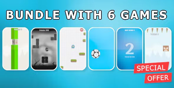 Bundle with 6 games