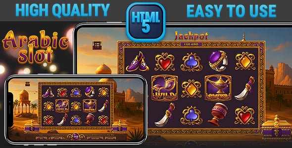 HTML Responsive Casino Game • Arabic Slot