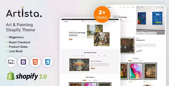 Artista - Artist & Painting Designers Agency Shopify