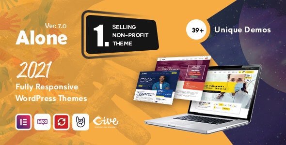 Alone – Charity Multipurpose Non-profit WordPress Theme
