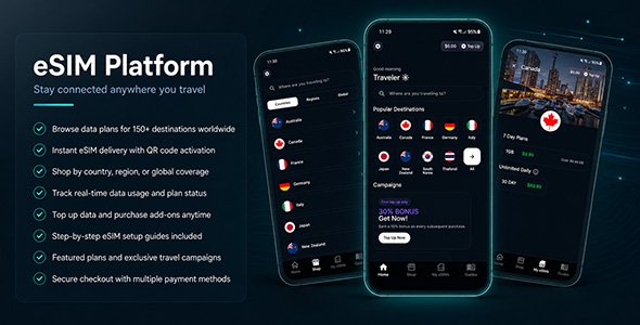 eSimLab | Flutter Mobile eSim Solution