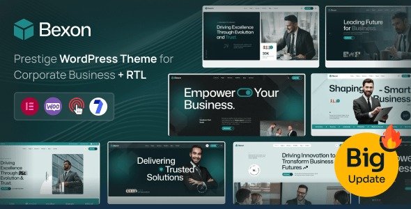 Bexon - Corporate Business WordPress Theme