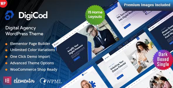 Digicod - Digital Agency WordPress Theme