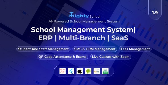 School Management System ERP & Multi-Branch SaaS – Mighty School Pro
