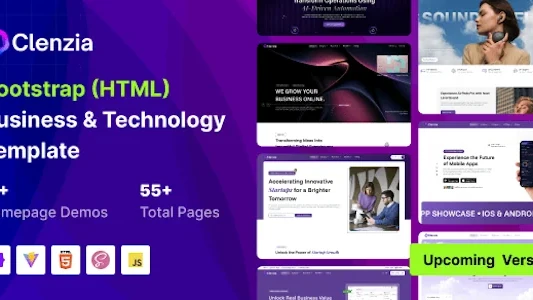 Clenzia - Business & Technology Bootstrap Template