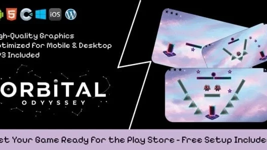 Orbital Odyssey - Construct 3 Game (HTML5, AdMob, C3P)