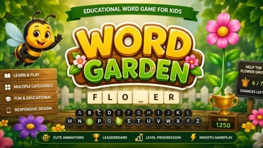 Word Garden | HTML5 Educational Game