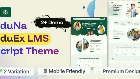 EduNa – EduEx LMS Script Laravel Theme
