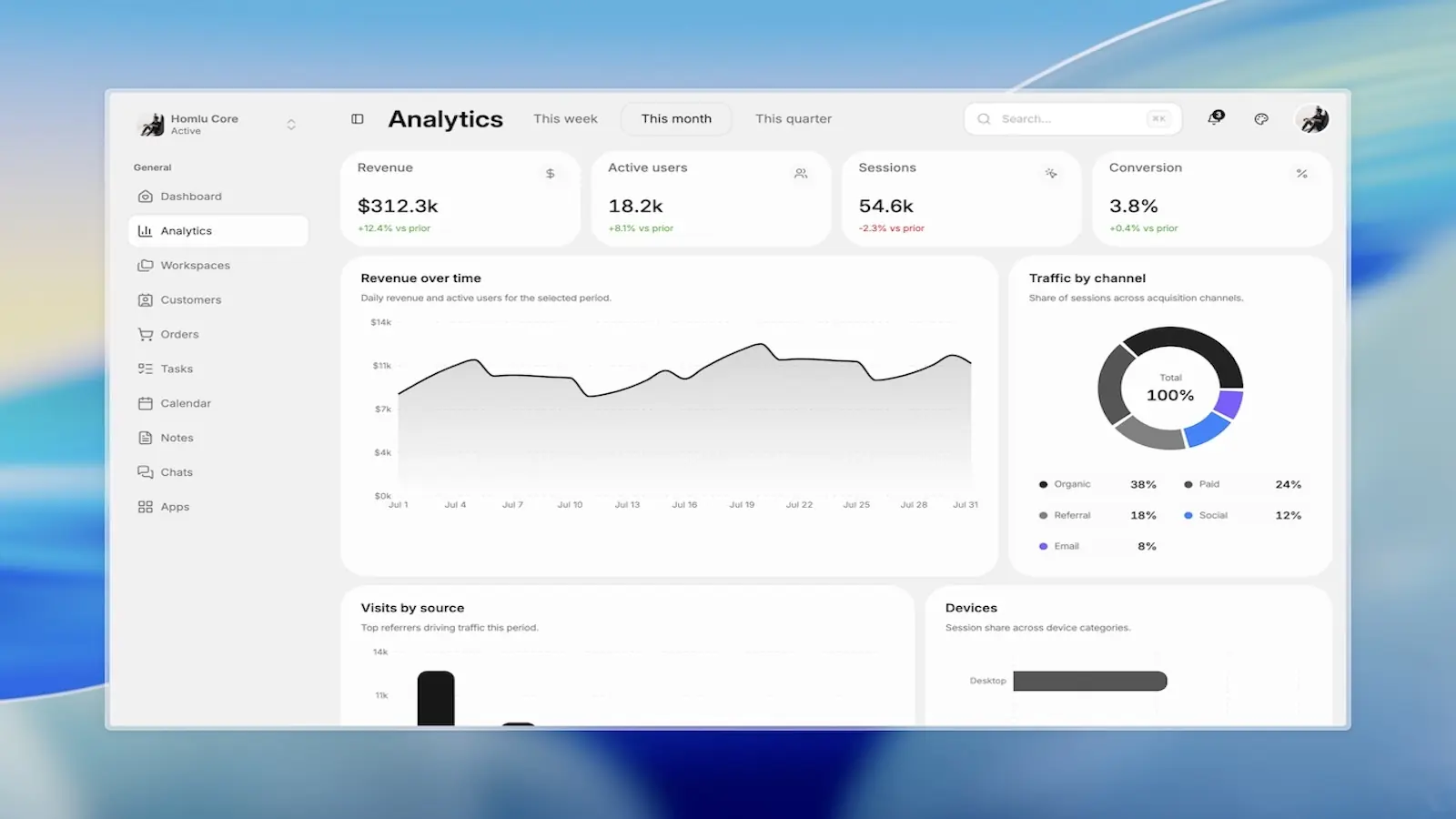 Dash by Motoko UI
