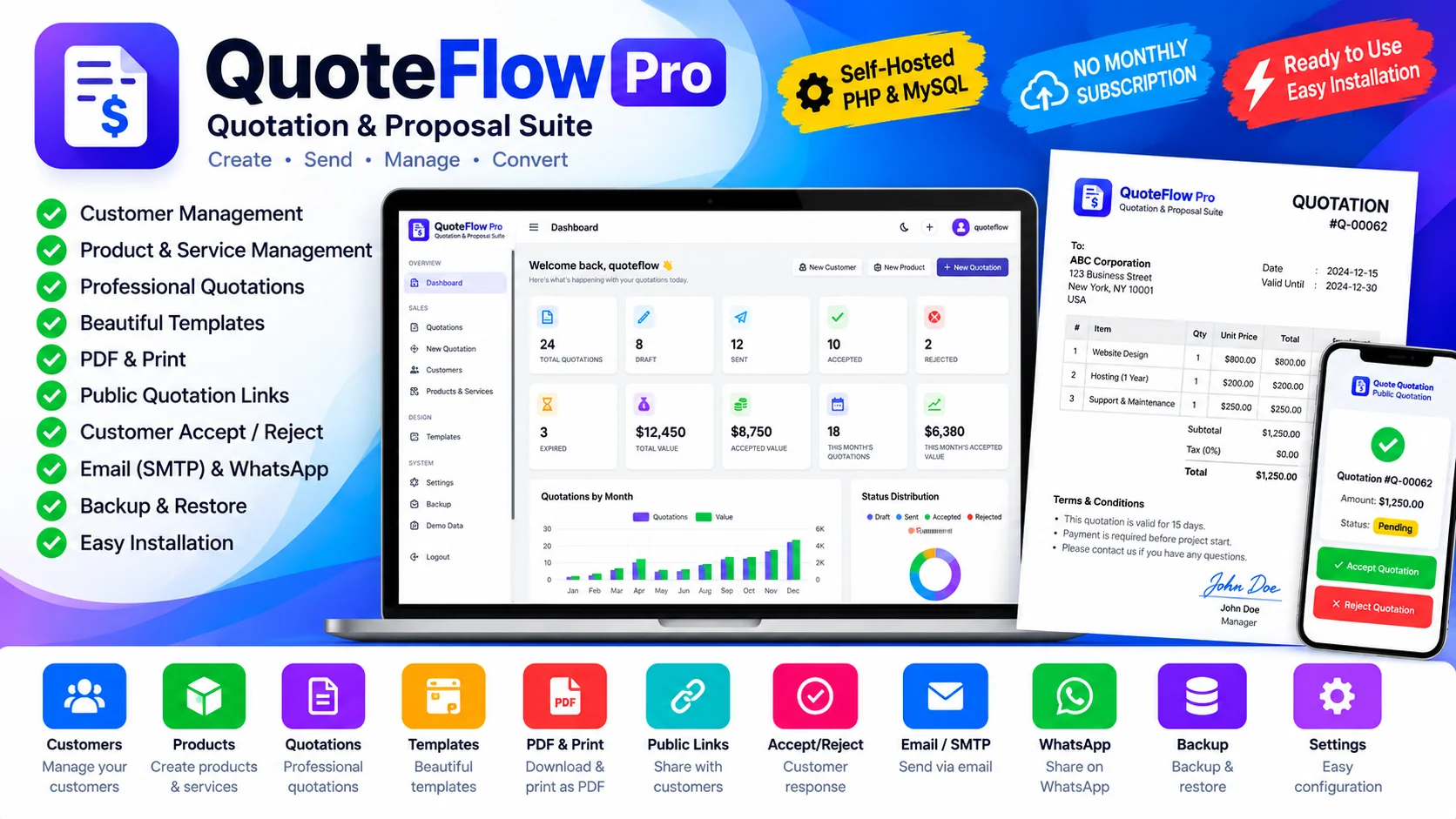 QuoteFlow Pro – Quotation & Proposal Management System