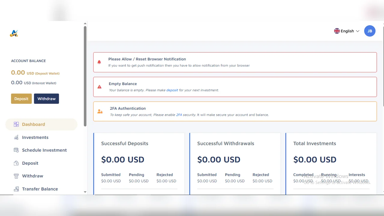 AureonAsset – Enterprise Investment Platform Laravel Script