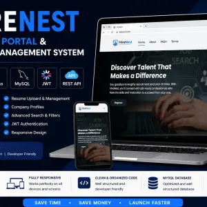 HireNest – Full Stack Job Portal | Next.js + Node.js + MySQL