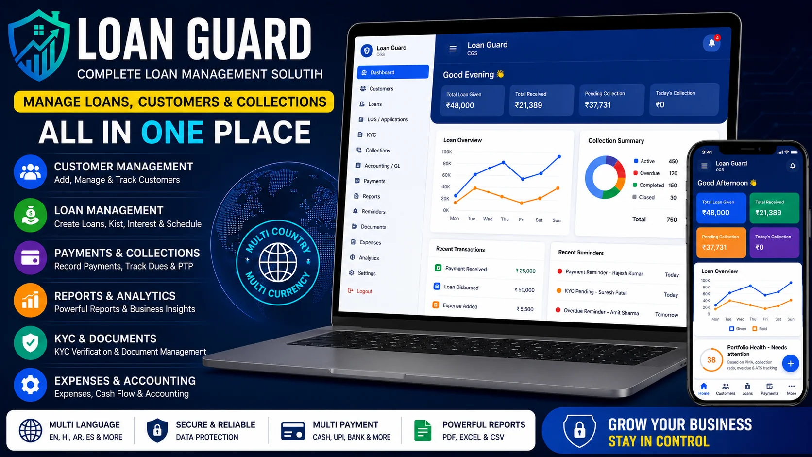 Loan Guard – Loan & Installment Management System