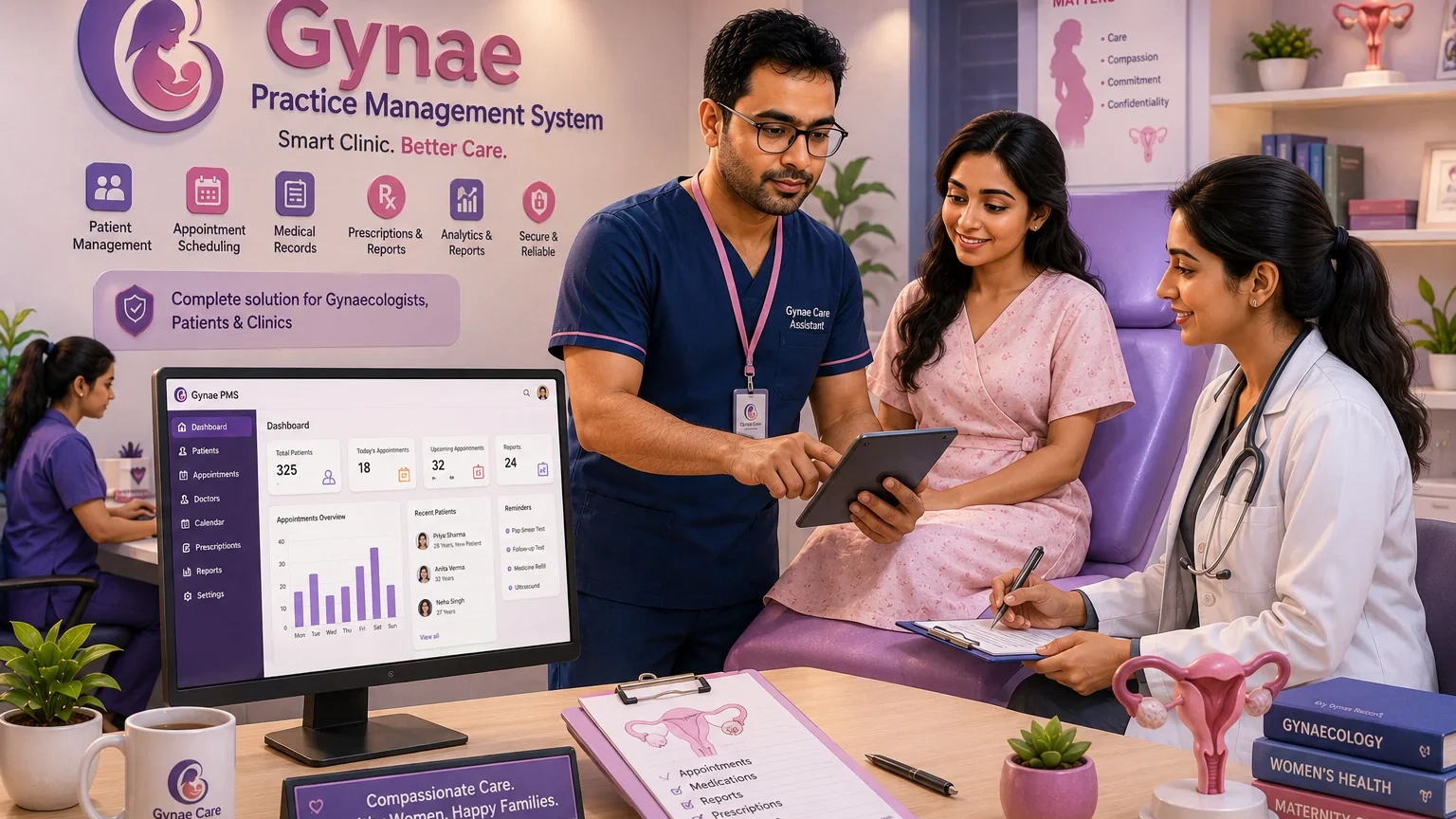 Solo Gynae Practice Management System