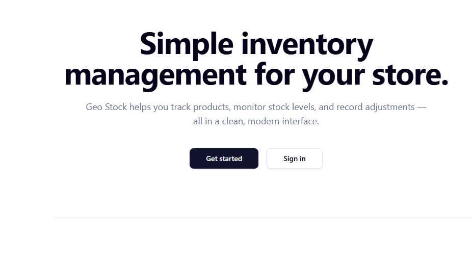 Script to Manage Your Stock