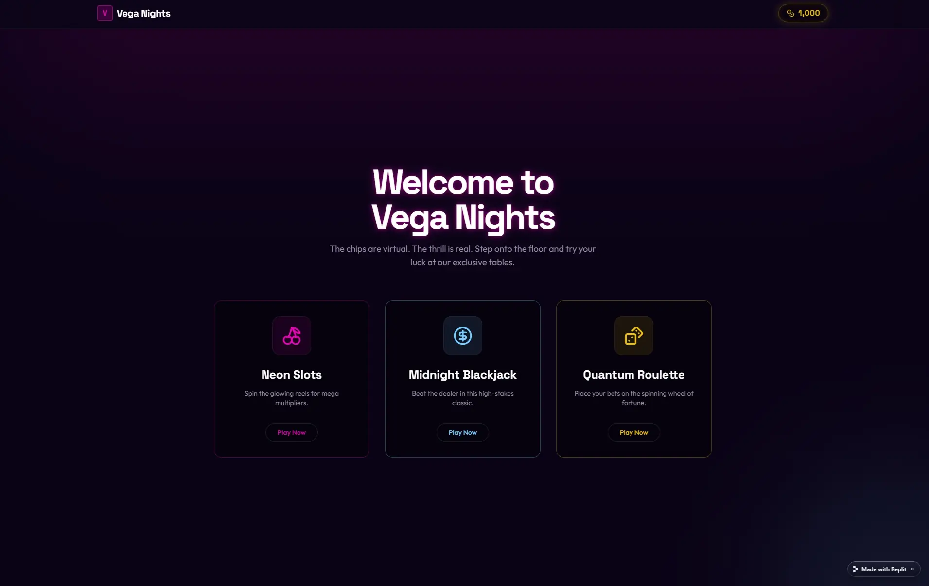 Casino App (Slots, Card Games, and more)