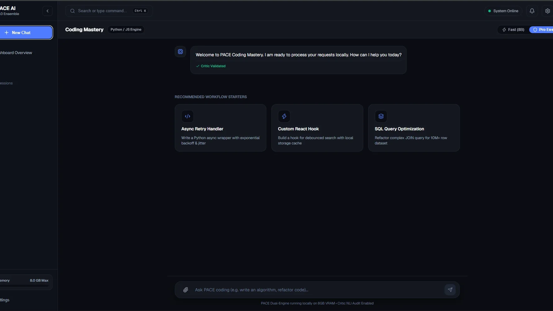 PACE: Multi-Agent AI Microservice (Actor-Critic)