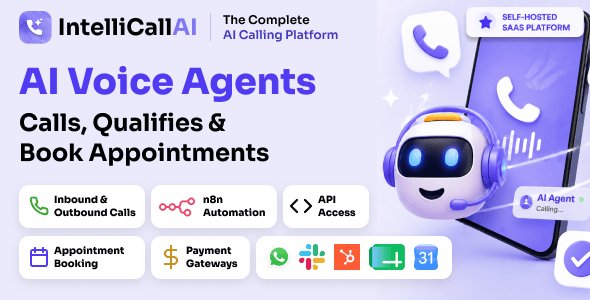 IntelliCall AI – AI Voice Agents for Lead Automation, Appointment Booking & Call Campaigns SaaS