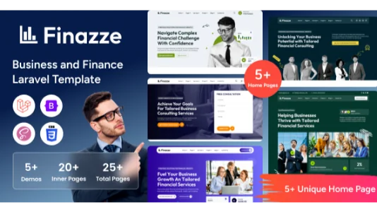 Finazze - Business and Finance Laravel Template