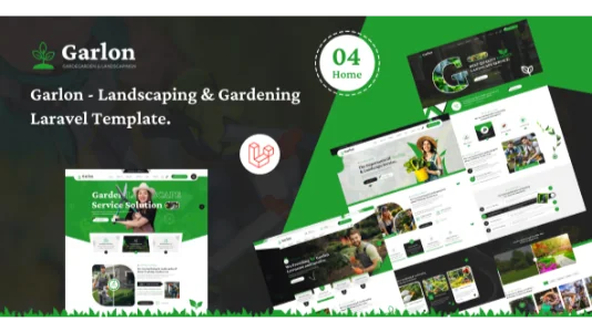 Garlon – Gardening and Landscaping Laravel Template