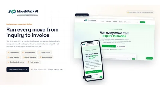 MoveNPack AI - Moving Company CRM & Quoting System