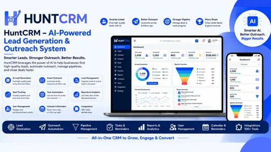 Hunt CRM - Lead Hunting And Outreach CRM
