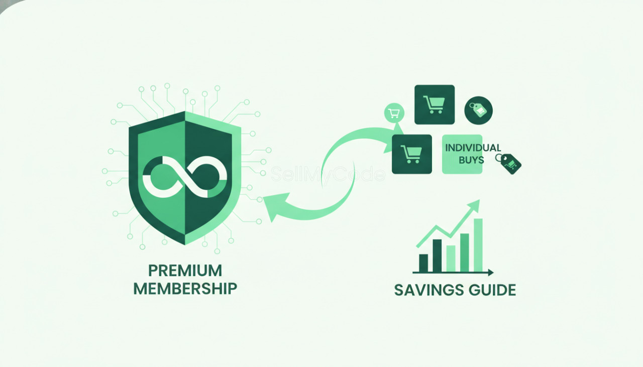 Premium Membership vs. Individual Buys: Your Ultimate Savings Guide on SellMyCode