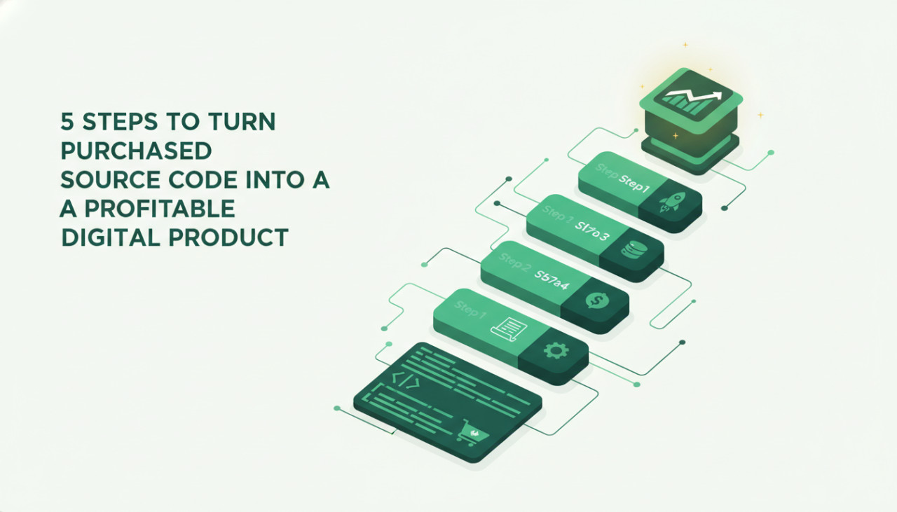 5 Steps to Turn Purchased Source Code into a Profitable Digital Product