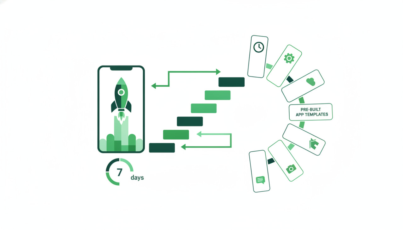 How to Launch a Mobile App in 7 Days Using Pre-Built App Templates