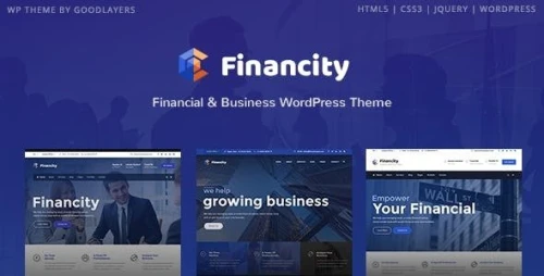 Financity - Business / Financial / Finance WordPress
