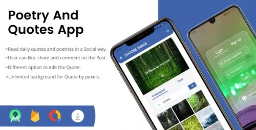 Quoter - Android Social Quotes/Poetry/Text App