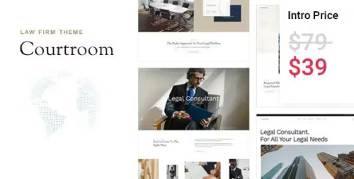 Courtroom - Lawyer and Law Firm Theme