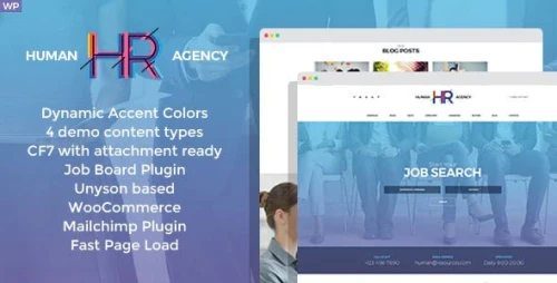 HR Human Consult - Searching & Recruiting WordPress Theme