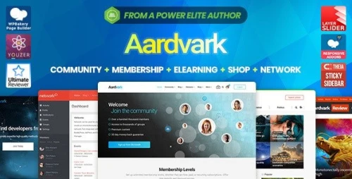 Aardvark - Community, Membership, BuddyPress Theme